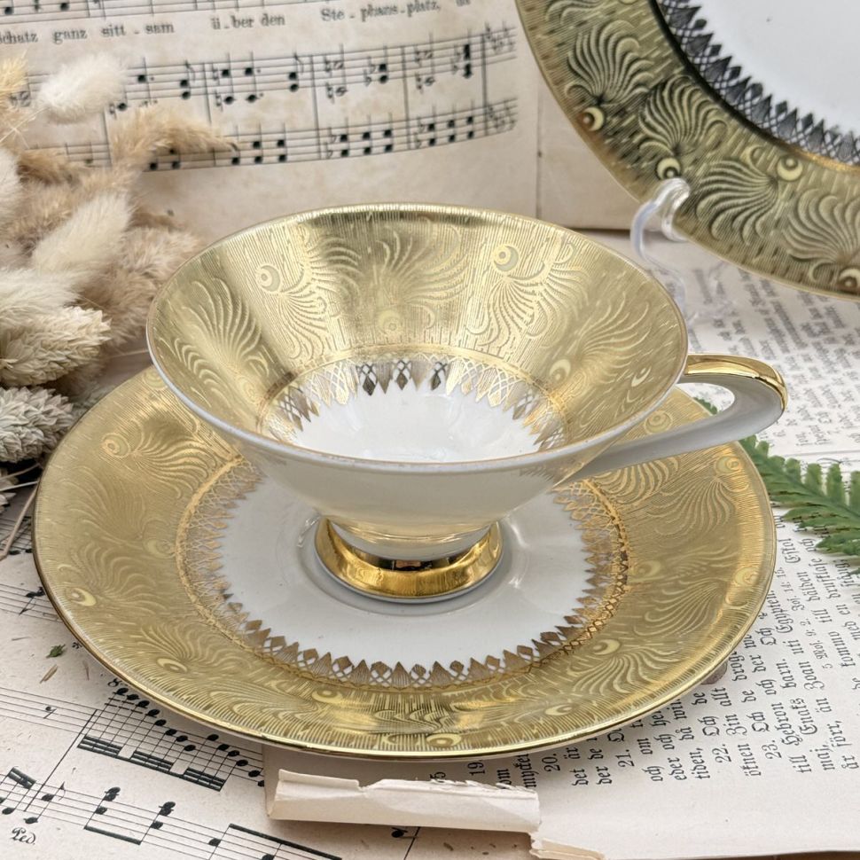 Чайное трио Elfenbein Porzellan Bavaria 180 мл Германия