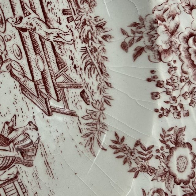 Тарелка глубокая English Style Luneville 23 см Франция