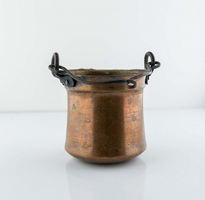 Кашпо-банка с ручкой