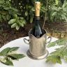 Ведро для охлаждения бутылки 17 см  Louis Roederer мельхиор серебрение 