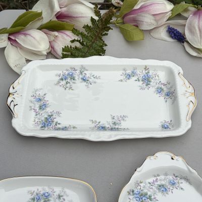 Блюдо для торта Royal Albert Blue Blossom 30 мл Англия