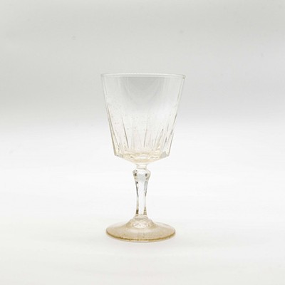 Бокал для вина малый с гранями