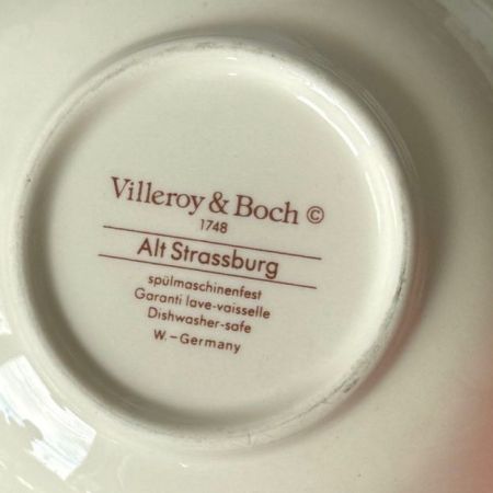 Бульонная пара Alt Strassburg ВиллеройБох 400 мл фарфор Германия 