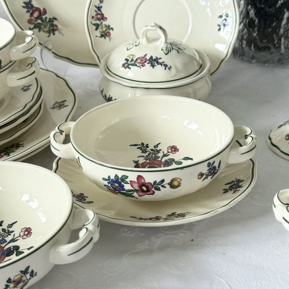 Бульонная пара Alt Strassburg ВиллеройБох 400 мл фарфор Германия 