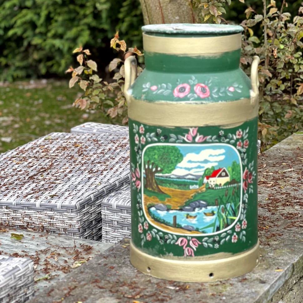 Бидон огромный 58 см ручная роспись