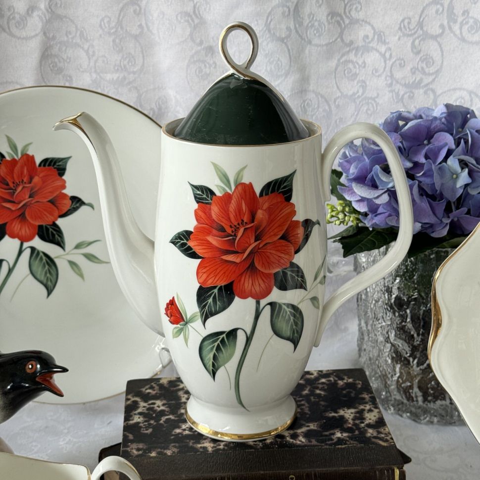 Кофейник Royal Albert Tahiti 1950-1960 гг 0,9 л Англия 