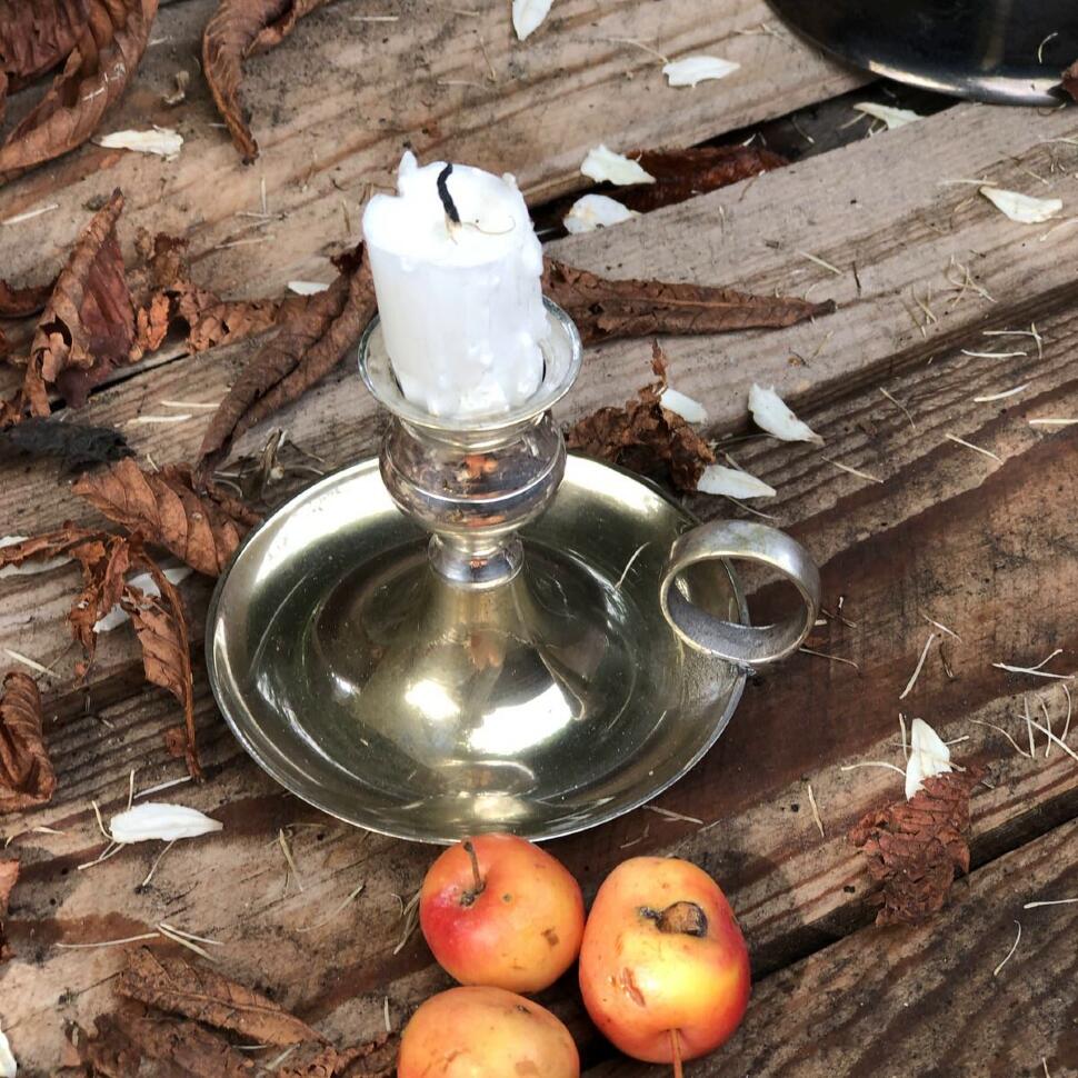 Подсвечник Кольцо 8 см мельхиор