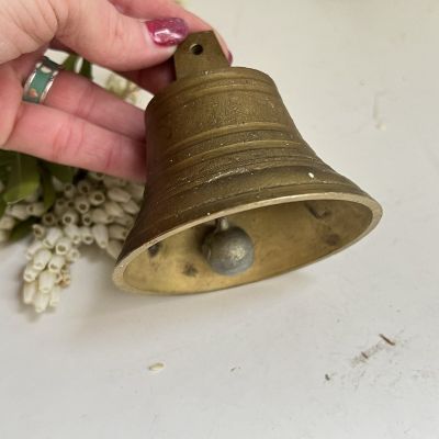 Колокольчик 9 см латунь