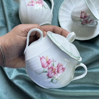 Сахарница Limoges Bernardaud​ Crocus 14 см Франция