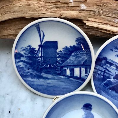 Блюдце Royal Copenhagen Мельница