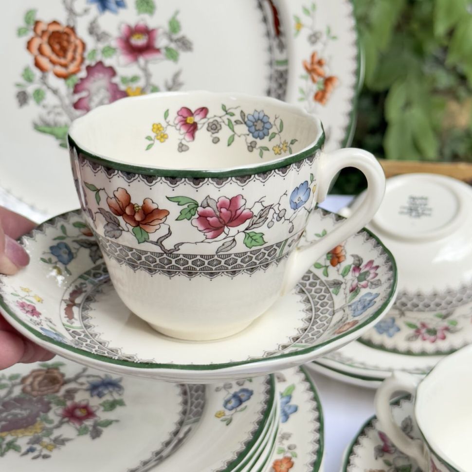 Чайная пара Spode Chinese Rose 200 мл фарфор Англия     