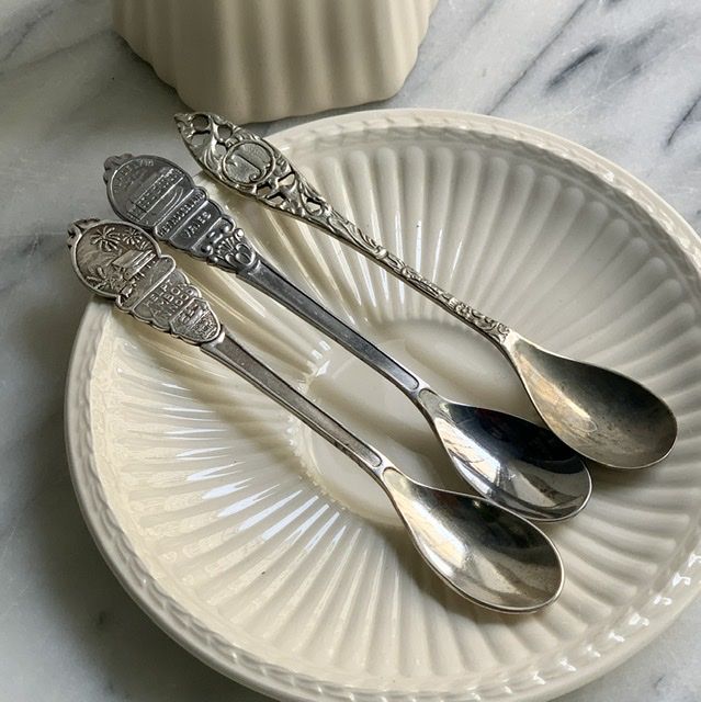 Ложка кофейная 11,5 см серебрение набор 3 шт.