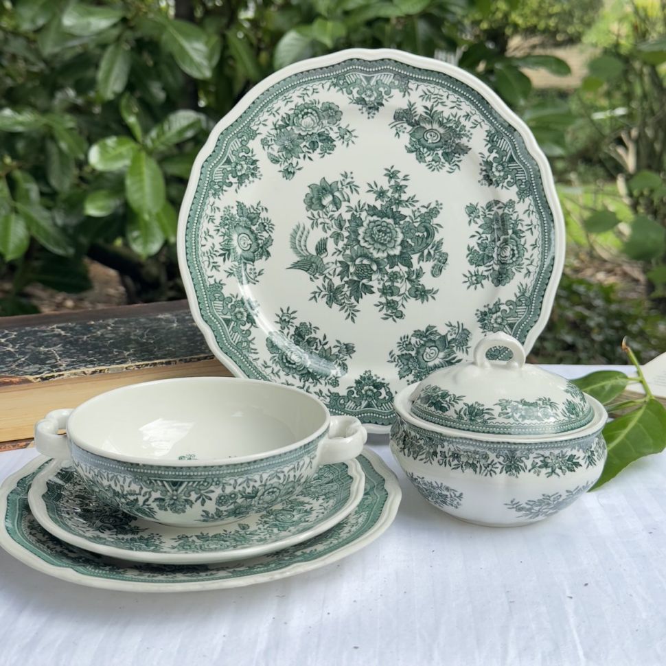 Бульонная пара ВиллеройБох Fasan зеленый 300 мл Германия 2 кат