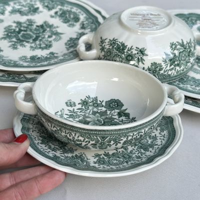 Бульонная пара ВиллеройБох Fasan зеленый 300 мл Германия 2 кат