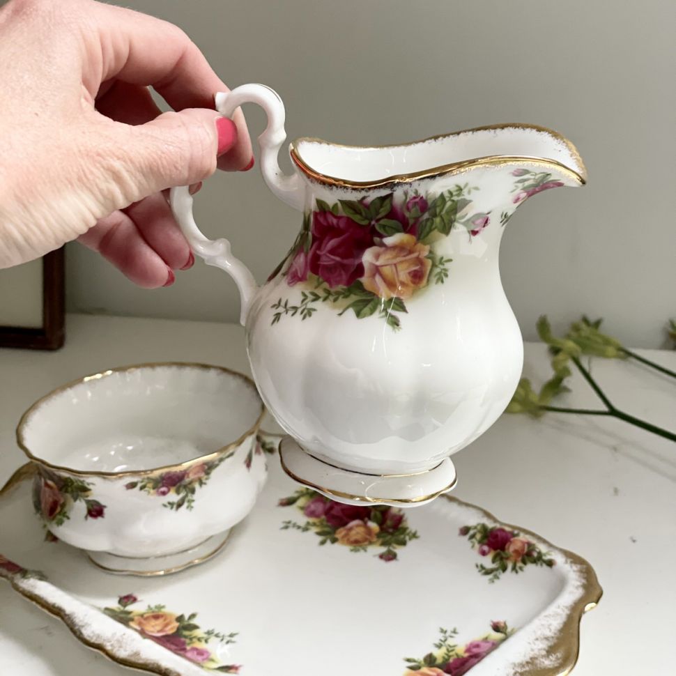 Молочник Royal Albert Old Country Roses 300 мл Англия