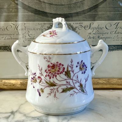 Сахарница 15 см фарфор Франция конец 19 в. Модерн