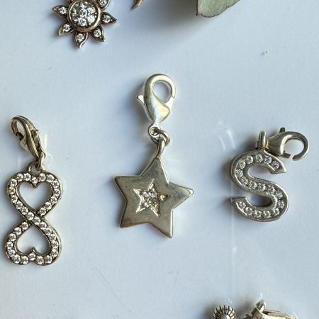Подвеска шарм Бесконечность 2 см в стиле Thomas Sabo 925 