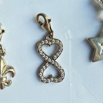 Подвеска шарм Бесконечность 2 см в стиле Thomas Sabo 925