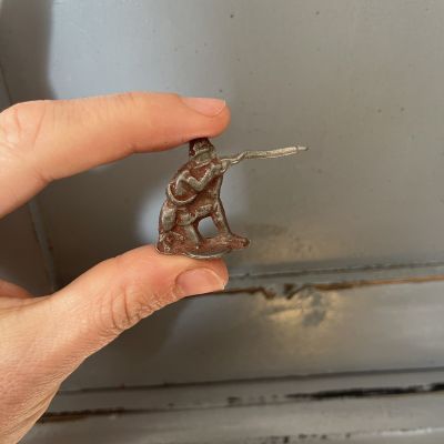 Солдатик оловянный Прицел 4 см