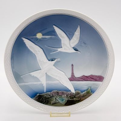 Тарелка панно Hutchenreuther 26 см Чайки 1980 г Германия