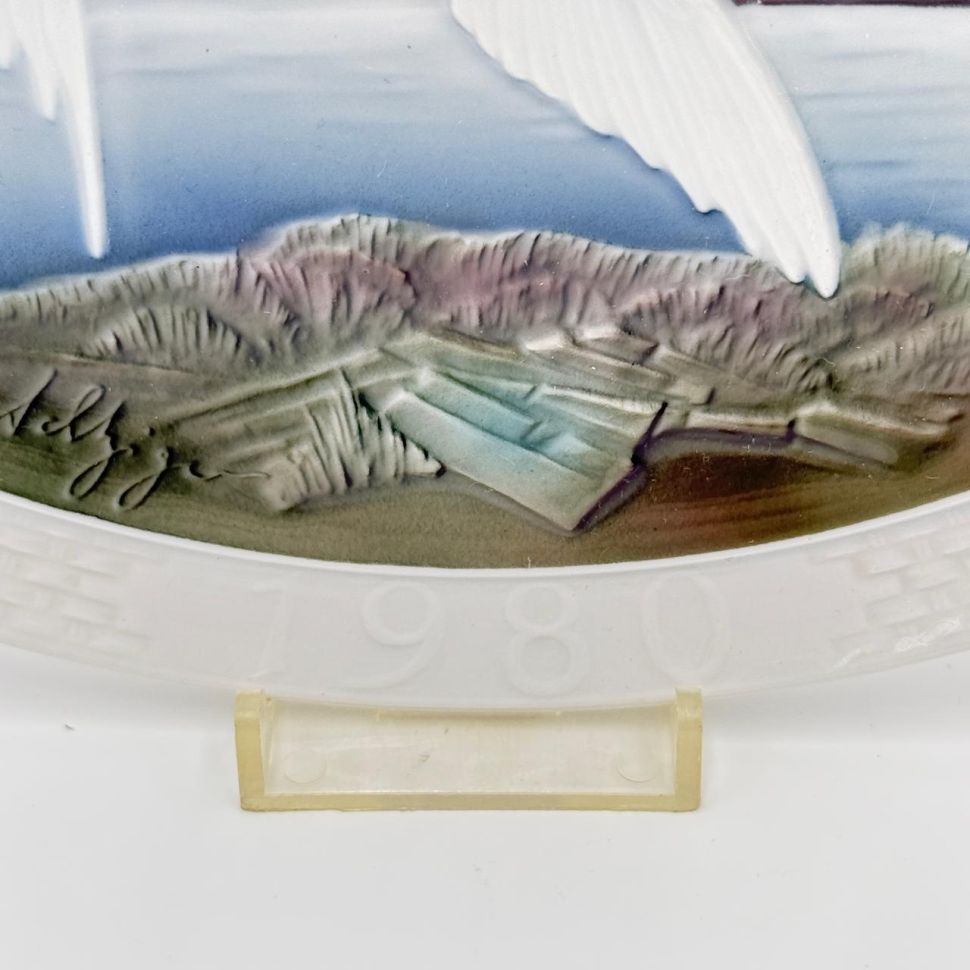 Тарелка панно Hutchenreuther 26 см Чайки 1980 г Германия