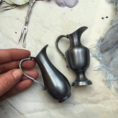 Кувшин мини олово набор 2 шт.