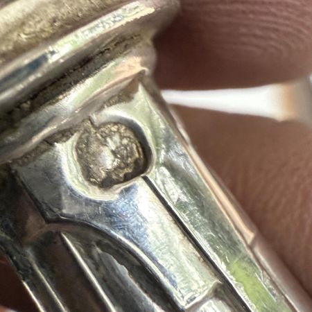 Половник соусник  22 см серебро Франция 