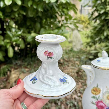 Подсвечник Tirschenreuth Цветы 10 см Бавария
