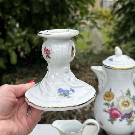 Подсвечник Tirschenreuth Цветы 10 см Бавария