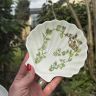 Блюдо ракушка Лесные цветы Porcelain de Paris 15 см Франция фарфор