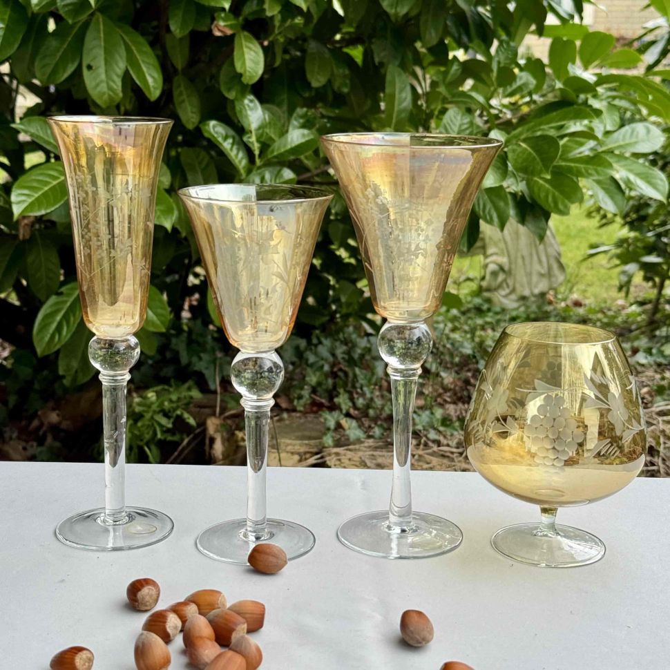 Бокалы набор Kromer 4 шт хрустальное стекло Германия