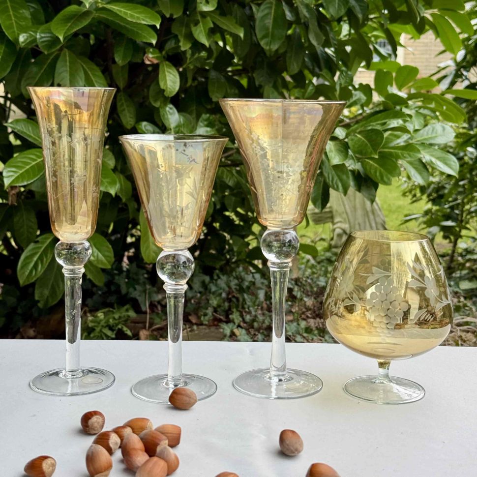 Бокалы набор Kromer 4 шт хрустальное стекло Германия