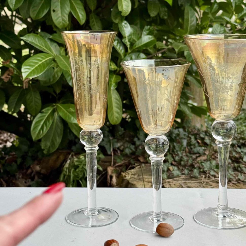 Бокалы набор Kromer 4 шт хрустальное стекло Германия