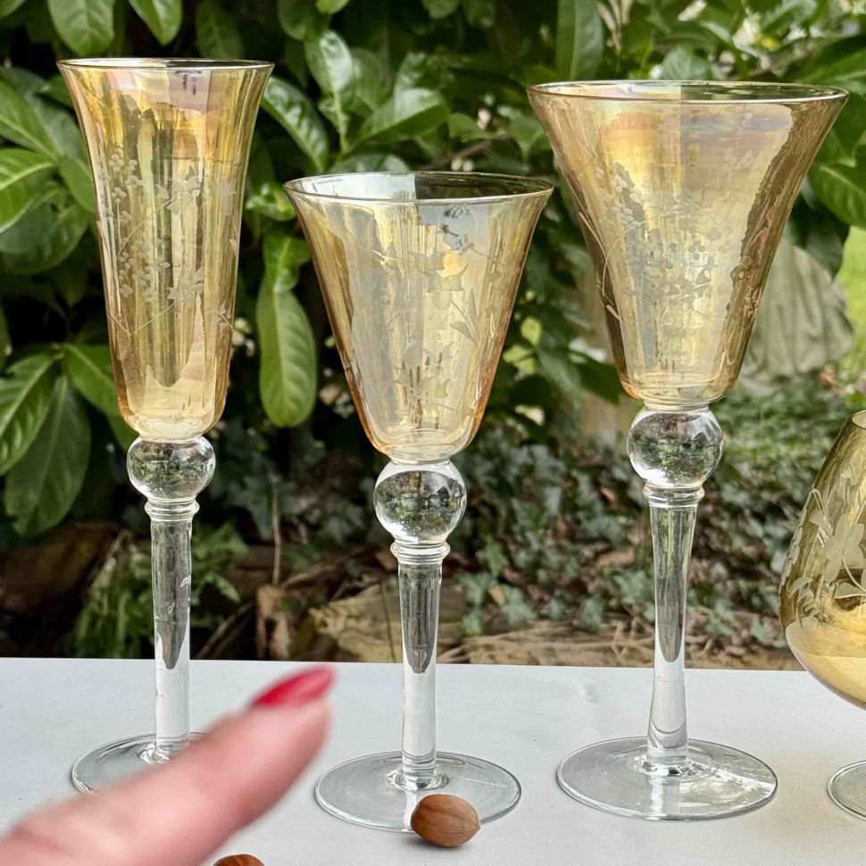 Бокалы набор Kromer 4 шт хрустальное стекло Германия