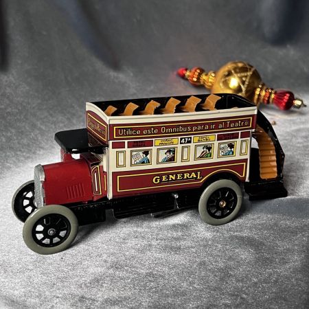 Игрушка механическая жестяная Автобус реплика 1936 г. Франция