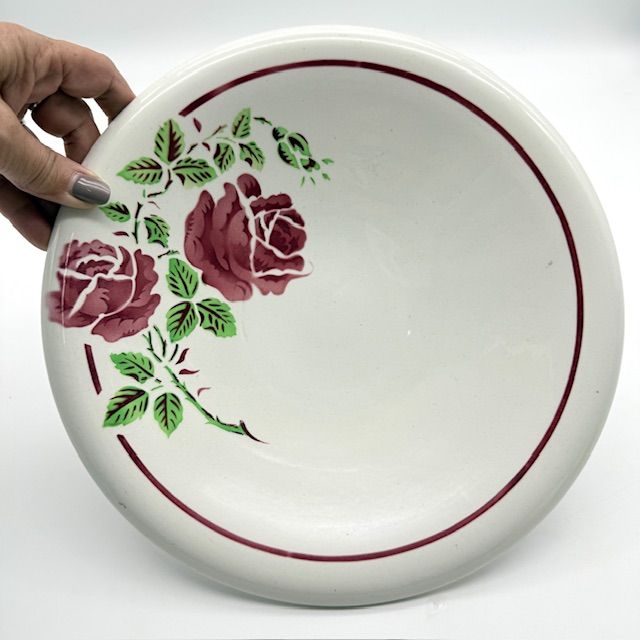 Блюдо углубленное Luneville стиль One stroke K&G 29 см Франция  