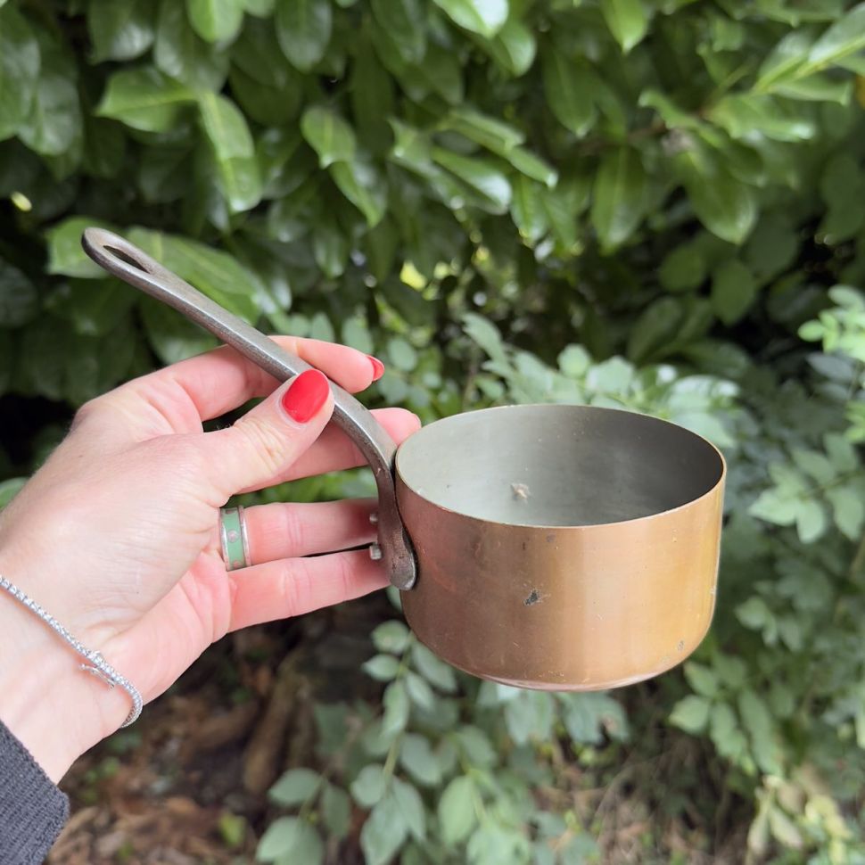 Ковш с латунной ручкой 350 мл медь