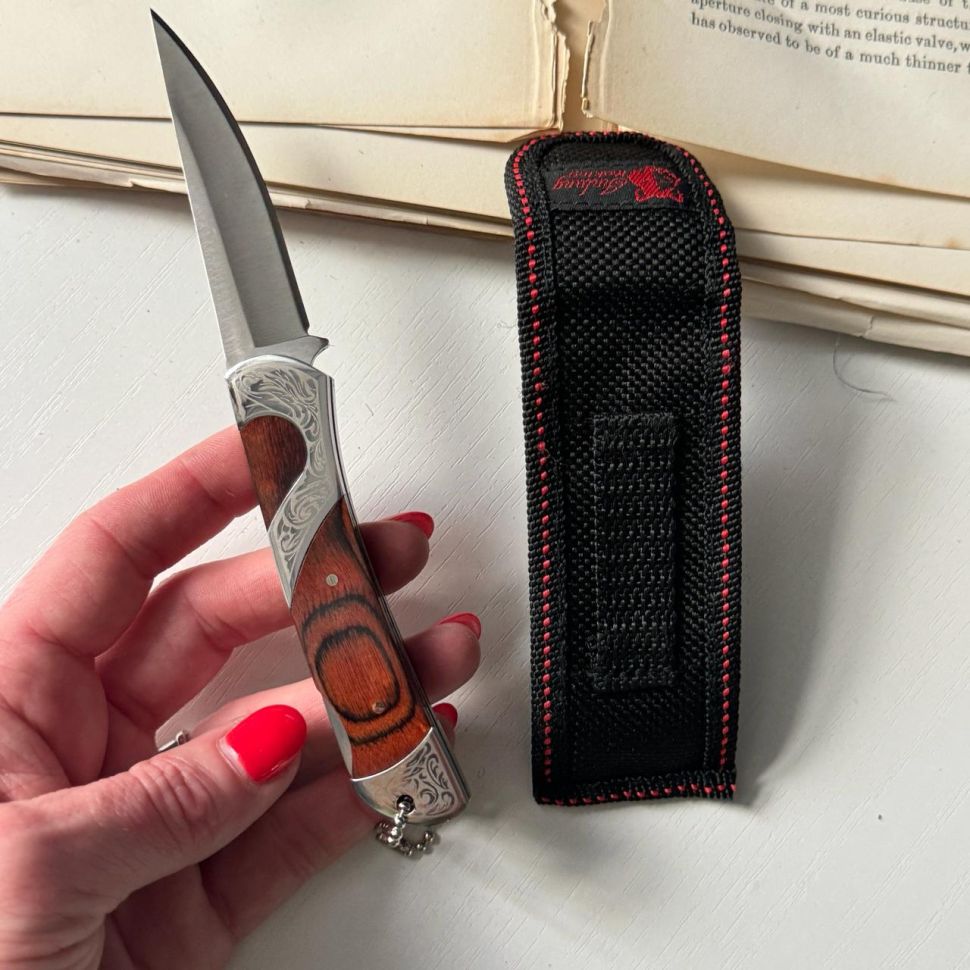 Нож перочинный складной Columbia 17 см в чехле