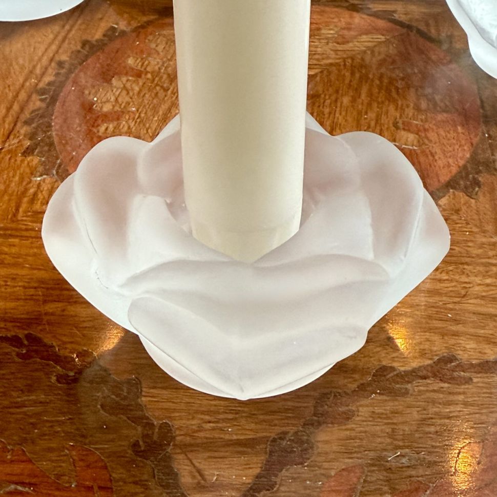 Подсвечник Цветок Лалик 8 см хрусталь 