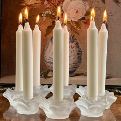 Подсвечник Цветок Лалик 8 см хрусталь 