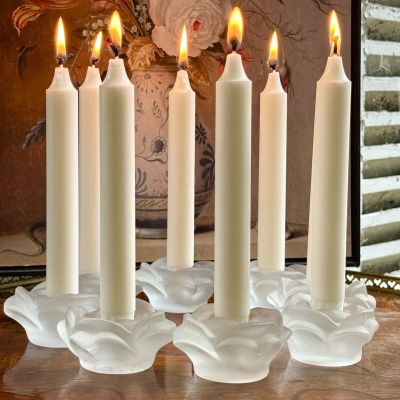 Подсвечник Цветок Лалик 8 см хрусталь 