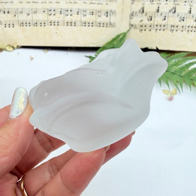 Подсвечник Цветок Лалик 8 см хрусталь 