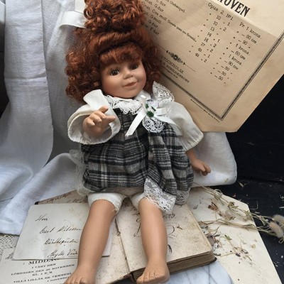 Кукла пампушка веснушка фарфор