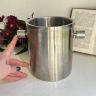 Ведро для охлаждения бутылки с ручками 17 см сталь