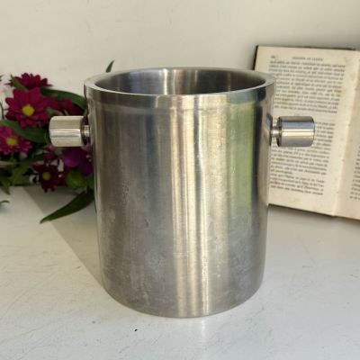 Ведро для охлаждения бутылки с ручками 17 см сталь