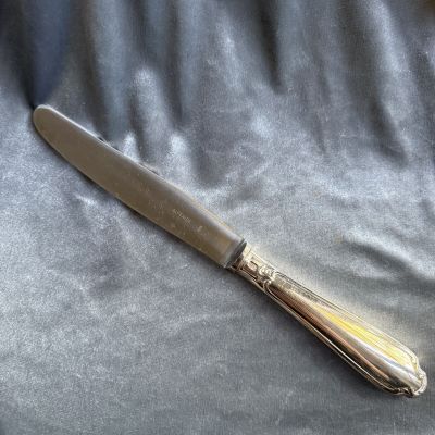 Нож столовый Christofle 25 см серебрение Франция
