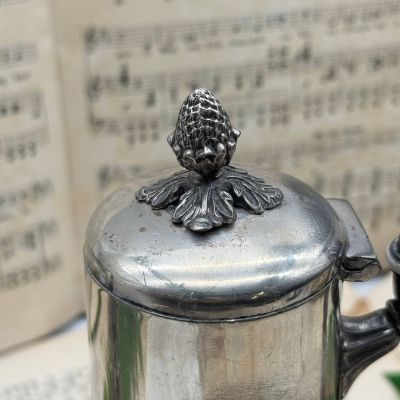 Чайник кофейник Armand Frenais 1,1 л глубокое серебрение Франция 