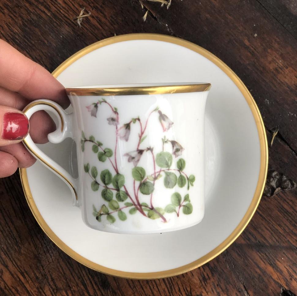 Кофейная пара 125 мл Linnea Svenska Landskapsblommor Швеция
