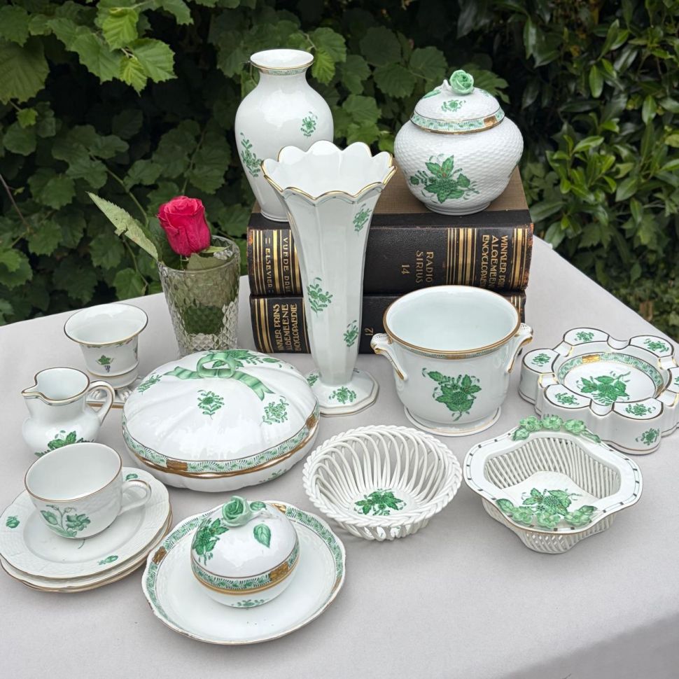 Сахарница с блюдцем Herend Apponyi Chinese Bouquet предзаказ