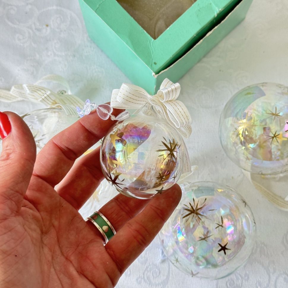 Подвес новогодний Шар 5 см стекло